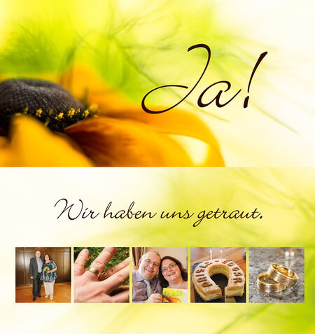 Infokarte Trauung Priska und Edgar